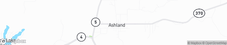 Ashland - map