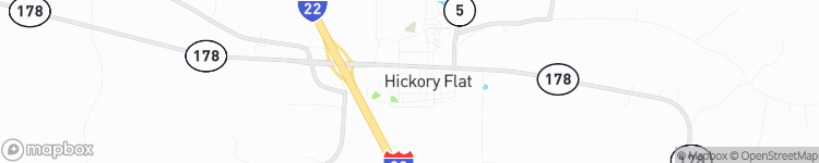 Hickory Flat - map