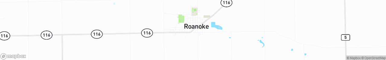 Roanoke Ford - map