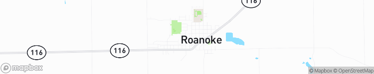 Roanoke - map