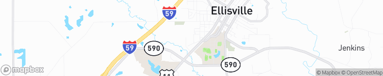 Ellisville - map