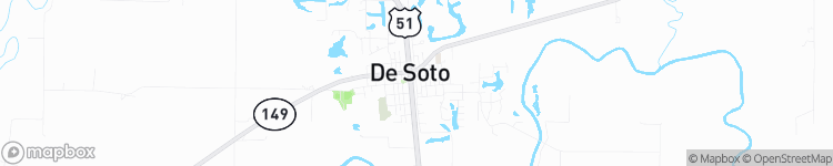 De Soto - map