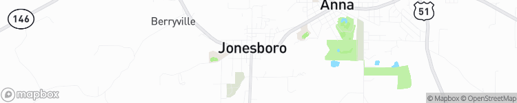 Jonesboro - map