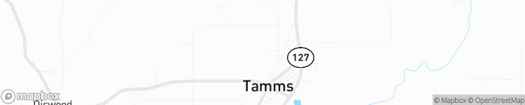 Tamms - map