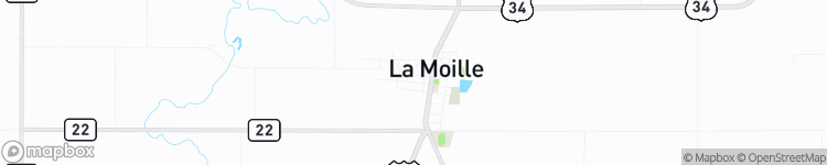 La Moille - map