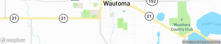 Wautoma - map