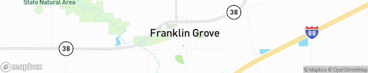 Franklin Grove - map