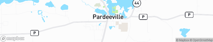 Pardeeville - map