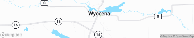 Wyocena - map