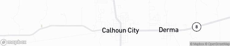 Calhoun City - map
