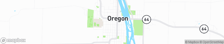 Oregon - map