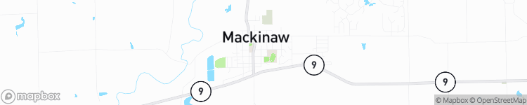 Mackinaw - map