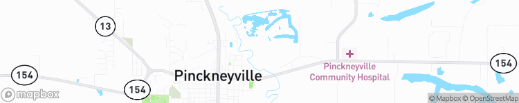 Pinckneyville - map