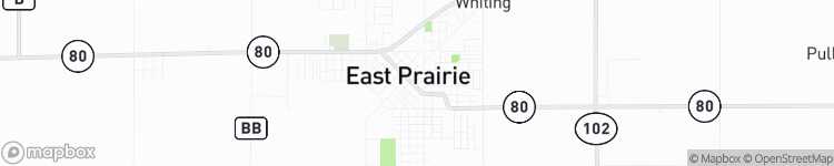 East Prairie - map
