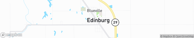 Edinburg - map