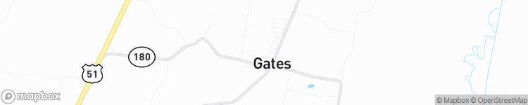 Gates - map