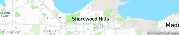 Shorewood Hills - map