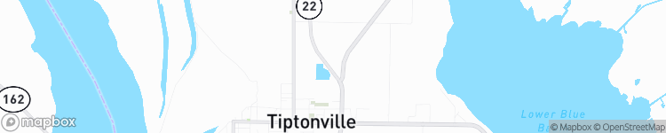Tiptonville - map