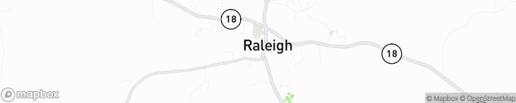 Raleigh - map