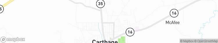 Carthage - map