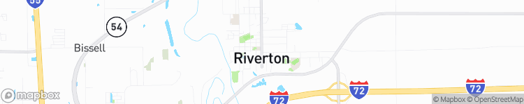 Riverton - map
