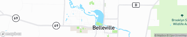 Belleville - map