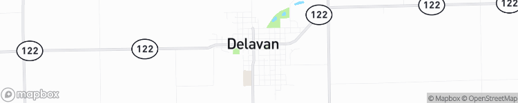 Delavan - map