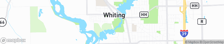Whiting - map