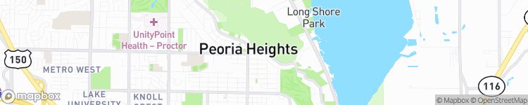Peoria Heights - map