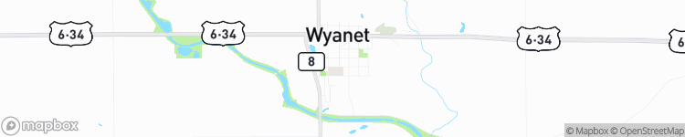 Wyanet - map