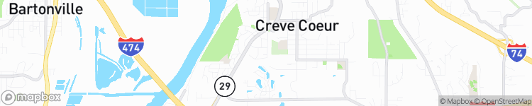 Creve Coeur - map