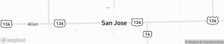 San Jose - map