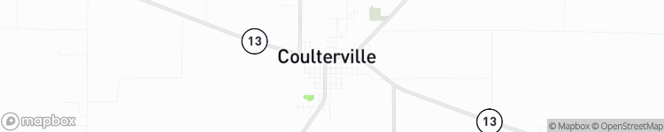 Coulterville - map