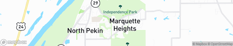 Marquette Heights - map
