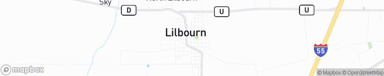 Lilbourn - map