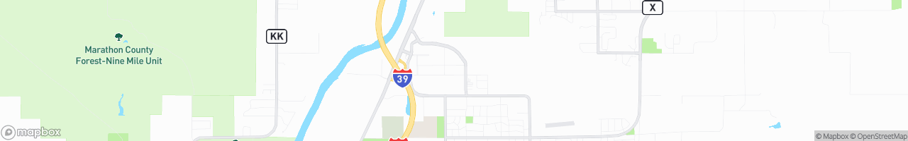 TruckMap | Penske Truck Rental 306 Industrial Park Ave Rothschild WI 54474