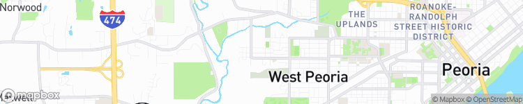 West Peoria - map