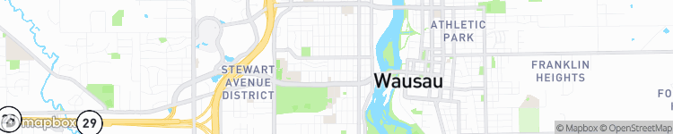 Wausau - map