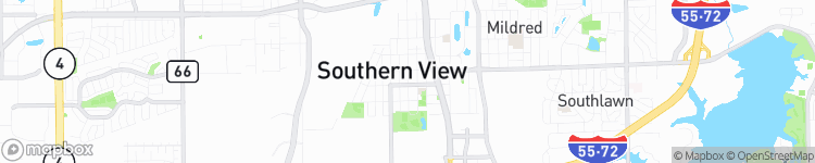 Southern View - map
