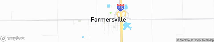 Farmersville - map