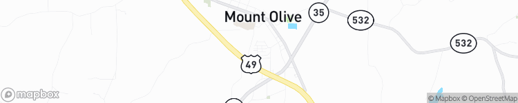 Mount Olive - map