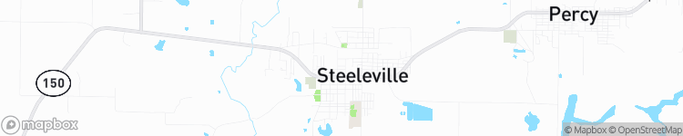 Steeleville - map