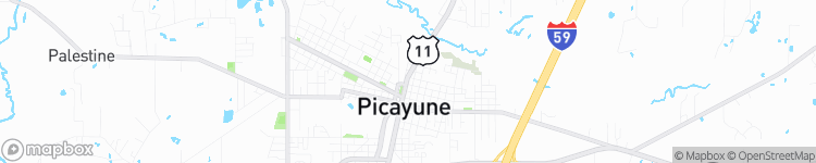 Picayune - map