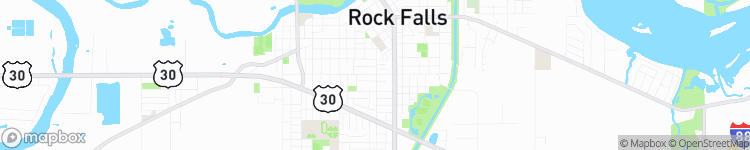 Rock Falls - map