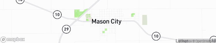 Mason City - map