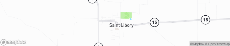 Saint Libory - map