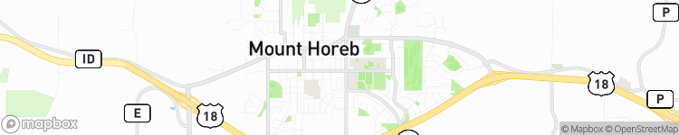Mount Horeb - map