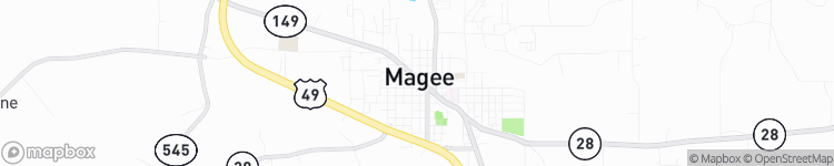 Magee - map