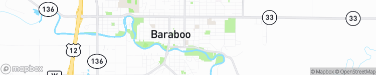 Baraboo - map