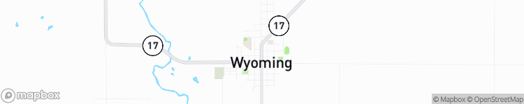 Wyoming - map